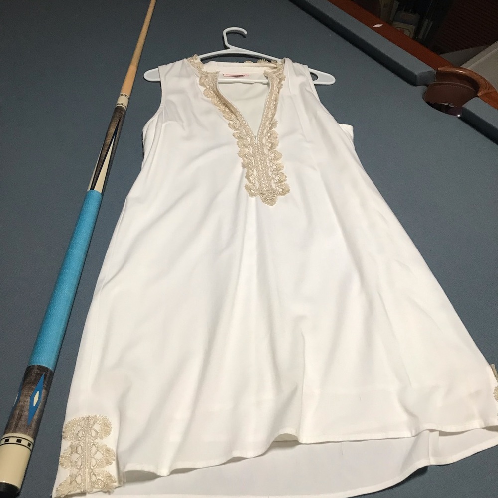 Pretty little day dress with rhinestones